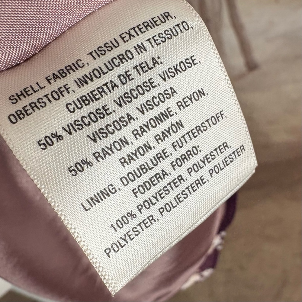 Anthropologie Ett:twa Women's Floral Blazer - Purple - Picture 10 of 10